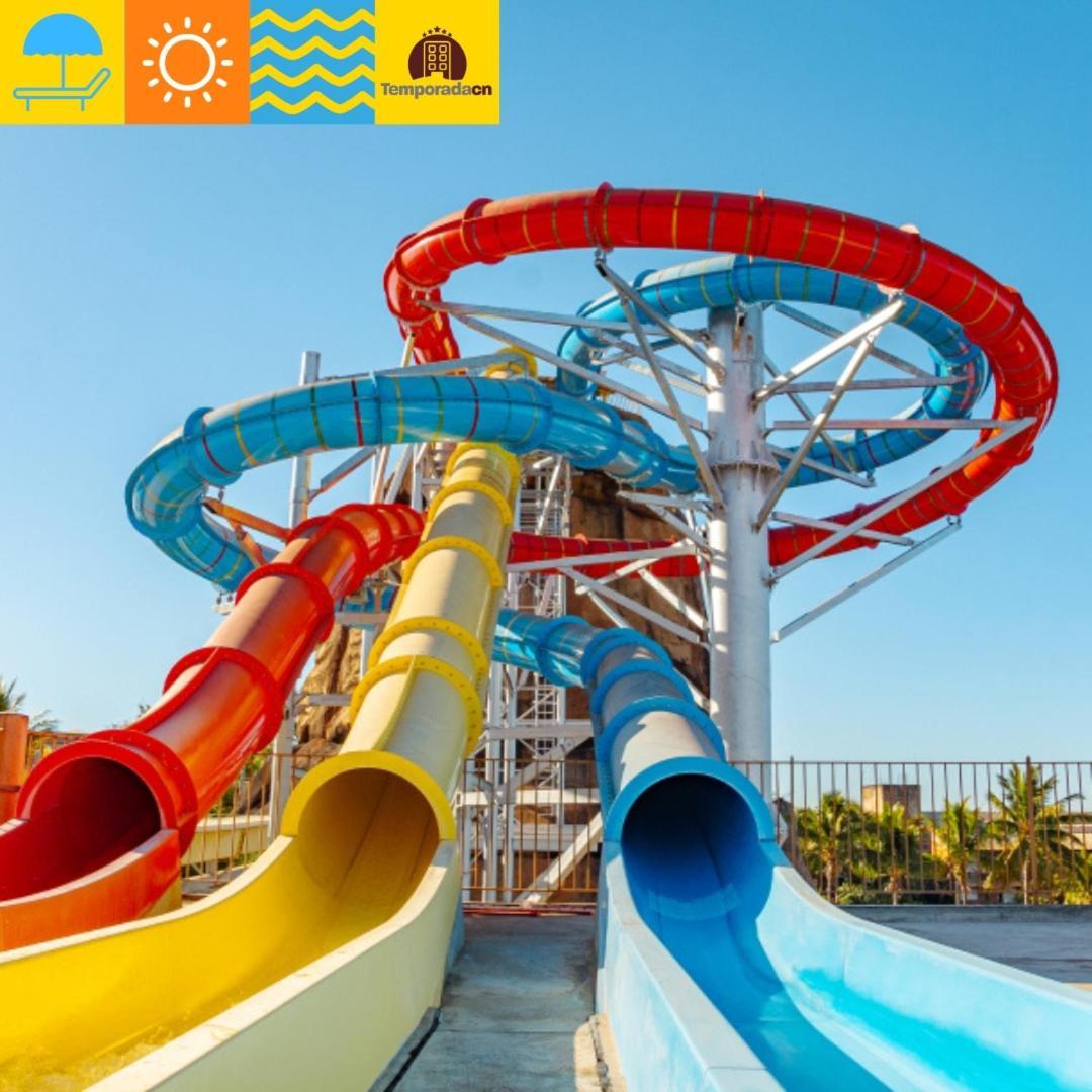 Piazza Com Acesso Ao Acqua Park Aparthotel Caldas Novas Bagian luar foto