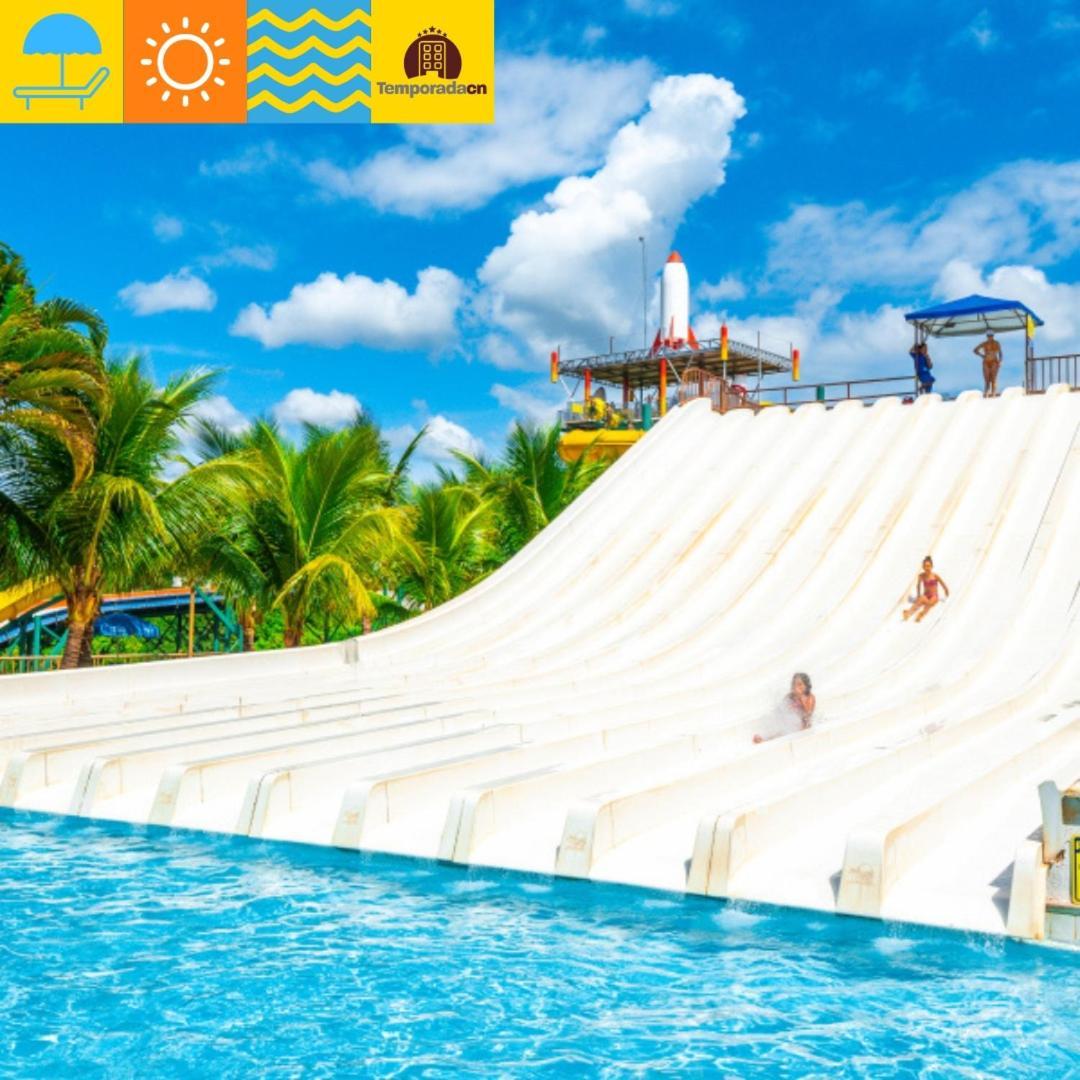 Piazza Com Acesso Ao Acqua Park Aparthotel Caldas Novas Bagian luar foto