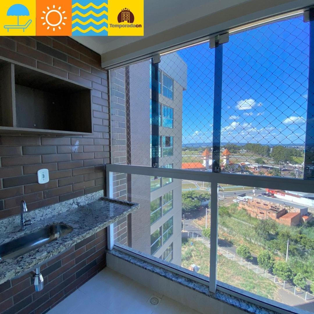 Piazza Com Acesso Ao Acqua Park Aparthotel Caldas Novas Bagian luar foto